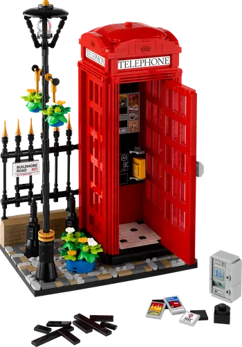 LEGO 21347 Red London Telephone Box