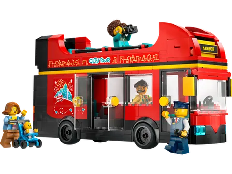 LEGO 60407 Red Double-Decker Sightseeing Bus