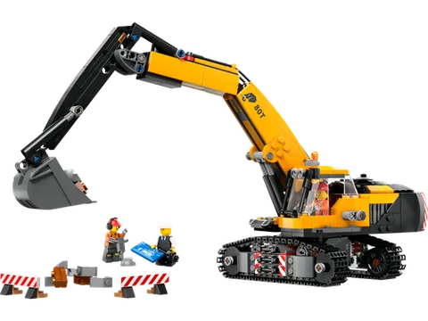 LEGO 60420 Yellow Construction Excavator