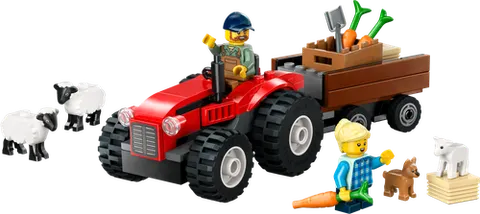 LEGO 60461 Red Farm Tractor with Trailer & Sheep