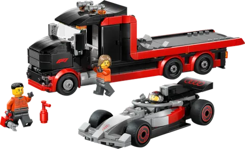 LEGO 60493 F1 Display Truck with Audi F1 Race Car