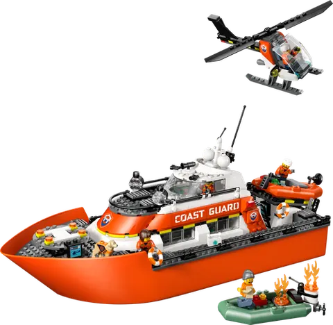 LEGO 60504 Coast Guard Rescue Boat & Helicopter