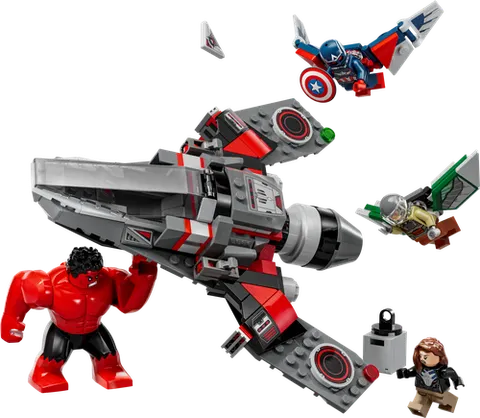 LEGO 76292 Captain America vs. Red Hulk Battle
